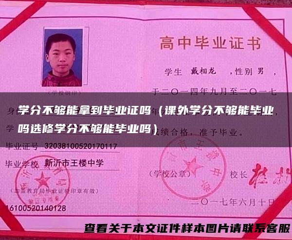 学分不够能拿到毕业证吗（课外学分不够能毕业吗选修学分不够能毕业吗）