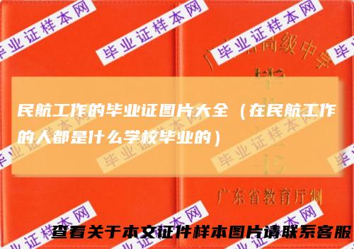 民航工作的毕业证图片大全（在民航工作的人都是什么学校毕业的）