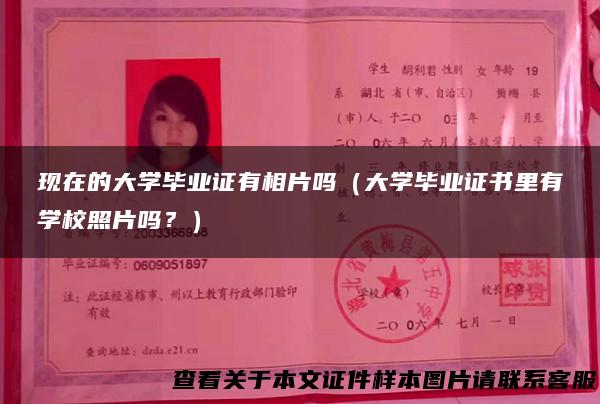 现在的大学毕业证有相片吗（大学毕业证书里有学校照片吗？）