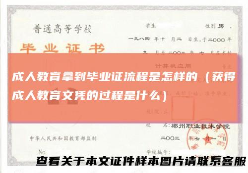 成人教育拿到毕业证流程是怎样的（获得成人教育文凭的过程是什么）