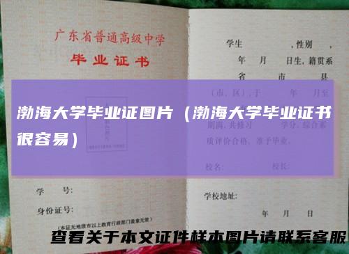 渤海大学毕业证图片（渤海大学毕业证书很容易）