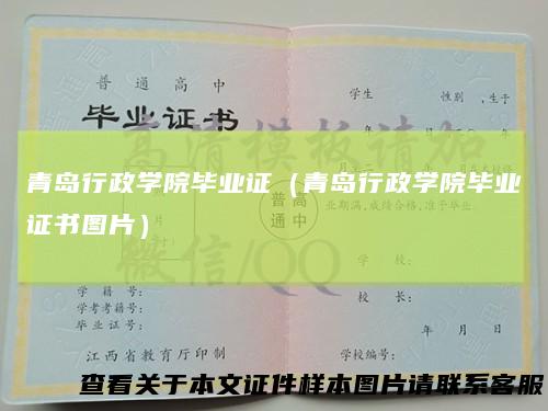 青岛行政学院毕业证（青岛行政学院毕业证书图片）