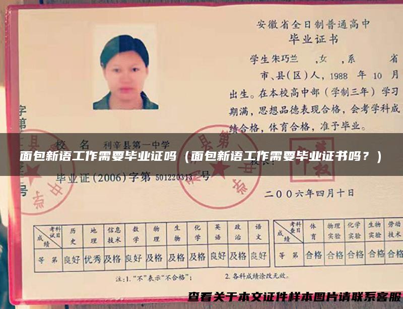 面包新语工作需要毕业证吗（面包新语工作需要毕业证书吗？）