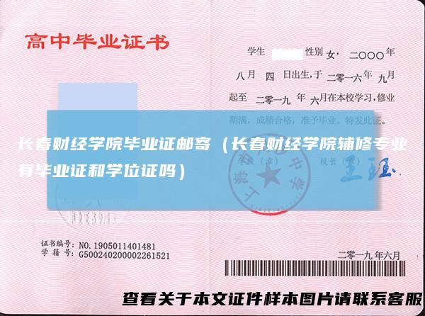 长春财经学院毕业证邮寄(长春财经学院辅修专业有毕业证和学位证吗)