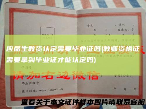 应届生教资认定需要毕业证吗(教师资格证需要拿到毕业证才能认定吗)