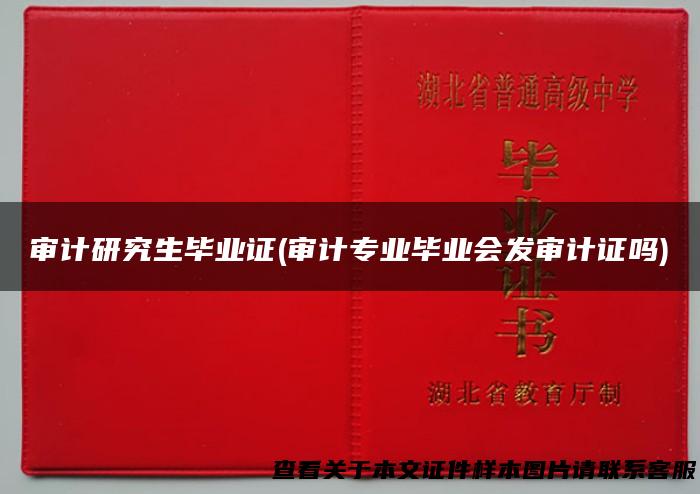 审计研究生毕业证(审计专业毕业会发审计证吗)
